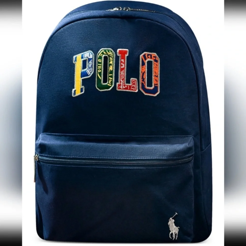 Ralph Lauren navy backpack NWOT